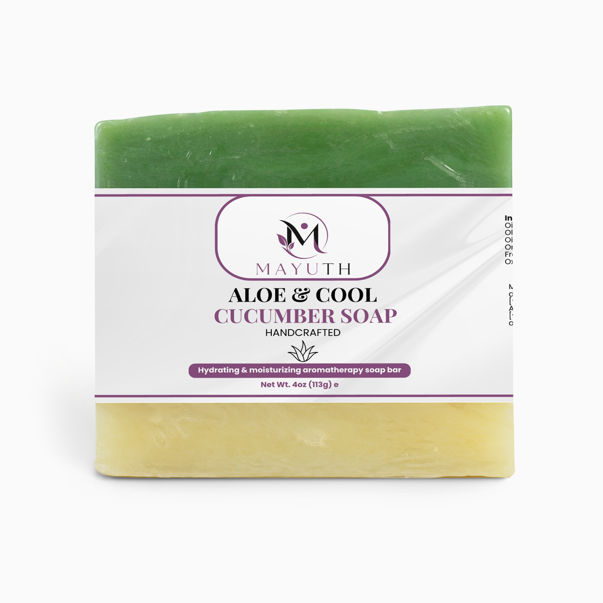 Mayuth Aloe & Cool Cucumber Soap - Handcrafted 4oz